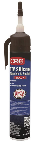 Order In - CRC 14072 - RTV Silicone Sealant - Black - 184 gram