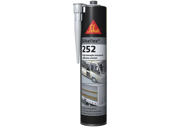 Order In - Sika 1372 Sikaflex® 252 Structural Adhesive - Polyurethane - White - Sausage - 600 ml