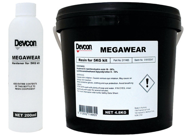 Order In - Devcon D11485 Megawear - Toughened Epoxy System - 5kg