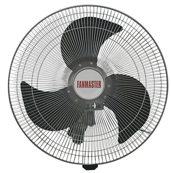 Order In - FanMaster ICF450W Commercial Fan - Wall Mount - Oscillating - 3SPD - 1900L/s - 1Ph - Black - 450mm