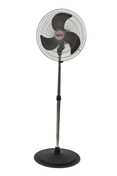 Order In - FanMaster ICF450P Commercial Fan - Pedestal - Oscillating - 3SPD - 1910L/s - 1Ph - Black - 450mm