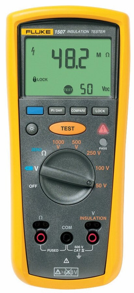 Order In - Fluke 1507 Advanced Insulation Resistance Tester - 600 VAC/DC