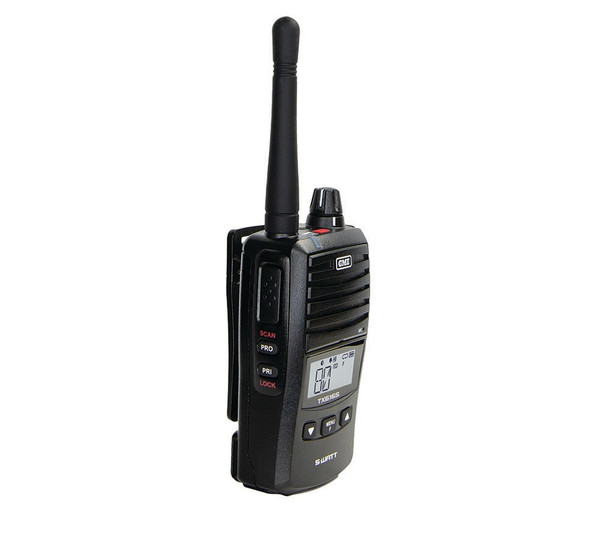 Order In - GME TX6165X Handheld Radio UHF CB - 5/1W IP67 - Black