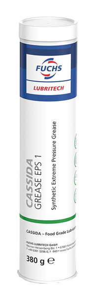 Order In - Fuchs/Cassida 4165400 - EPS1 Grease - Extreme Pressure - Food Grade Cartridge - 380gram