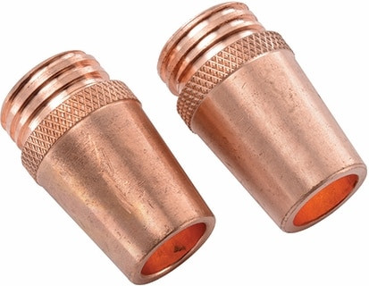 Order In - TWN24CT16 Nozzle CT Fixed - Suits Tweco No4 MIG Gun - Heavy Duty - Short - 16mm - Pack of 2