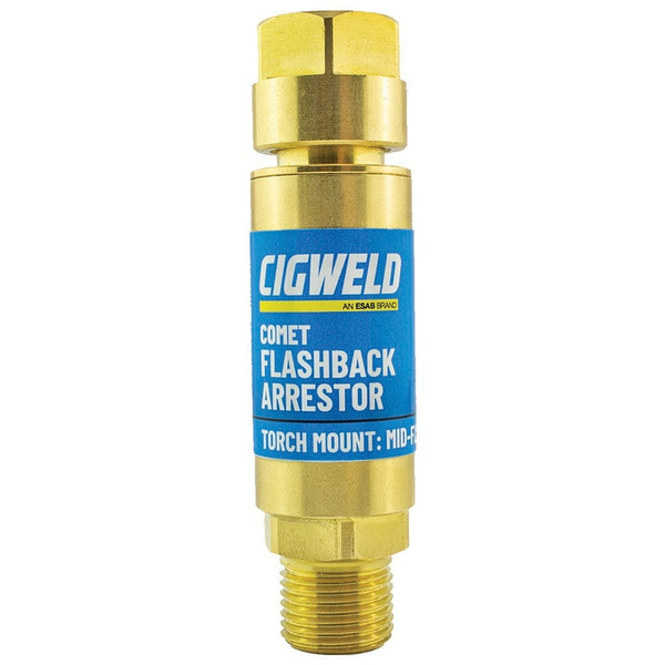 Order In - Cigweld 208519 Comet Torch End Medium Flow Oxygen Flashback Arrestor