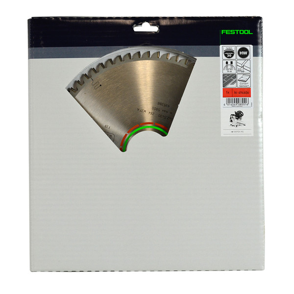 Order In - Festool 260mm 64 Tooth Special Flooring Circular Saw Blade - 30.0mm Bore - 494606