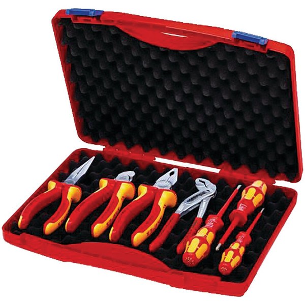 Order In - Knipex 002115 VDE 1000V plier & screwdriver set 7 Piece