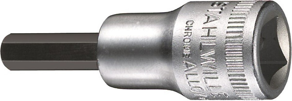 Order In - 3/8" Square Drive In-Hex Socket - Hex - Metric - 4 mm - SW49 4 - Stahlwille