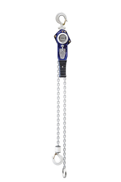 Order In - Bullivants Lever Block - With Overload Protection - Hol - Steel - Blue/White - 0.5t x 1.5m
