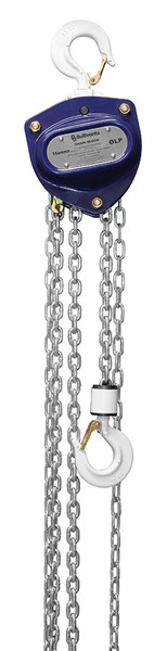 Order In - Bullivants Chain Block with Overload Protection - Hol - Blue - 1t x 3m