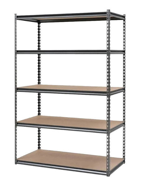 Order In - Summit - SRVS18126 Rivet Shelving - 1800H x 1200W x 600D - 5 x MDF Shelves