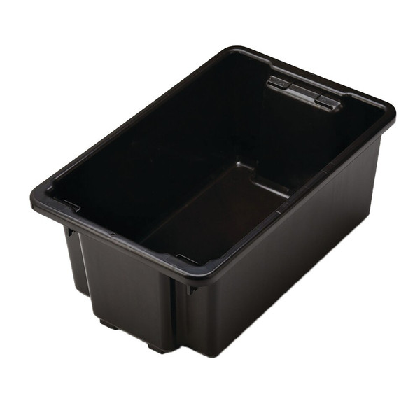 Order In - Fischer - Stack and Nest Tub - Black - 648x265x415mm - 52L