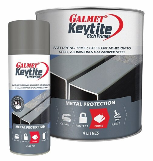 Order In - Galmet - Keytite - Etch Primer - Liquid - Grey - 4L