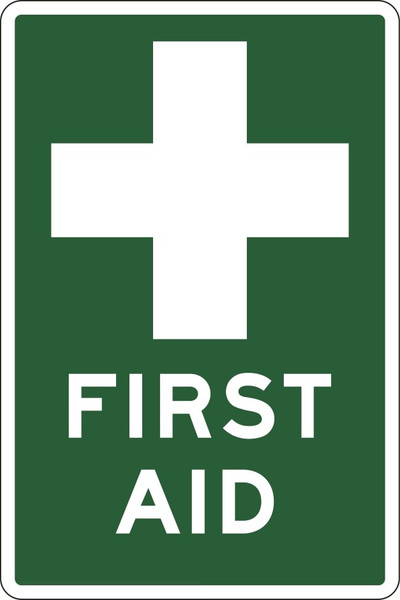 Order In - PROSAFE Emergency Information Sign - First Aid - Polypropylene - 600mm x 450mm