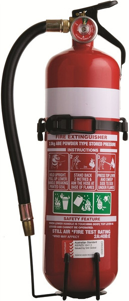 Order In - Fireworld Fire Extinguisher -Dry Chemical -ABE Powder -BRS -HD2Kg