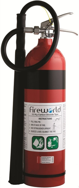 Order In - Fireworld Fire Extinguisher - Be Co2 - Red - 3.5kg