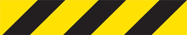Order In - PROSAFE Barrier Tape - Stripe - Black/Yellow - 75mm x 50m