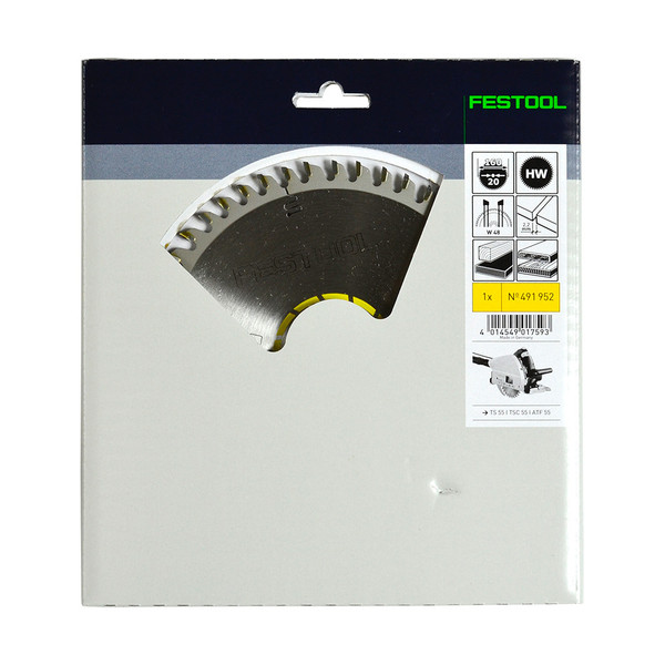 Festool Saw Blade Fine Tooth 60TPI 260x2.5x30mm - 491952