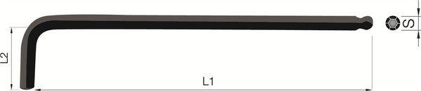 Order In - Ball End Wrenches - Hex Keys - 14mm - Metric - JBS