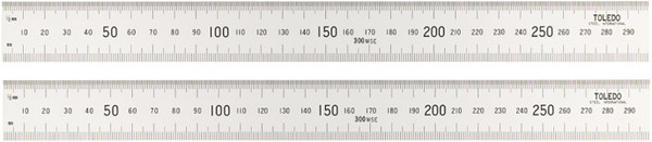 Order In - Double Sided Rule - 300 mm - Stainless Steel - 300MSE - Toledo