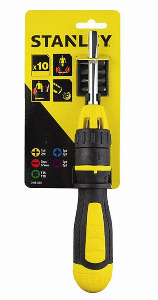 Order In - Stanley - Screwdriver Set - MultiBit Ratcheting - 10-Piece - 0-68-010