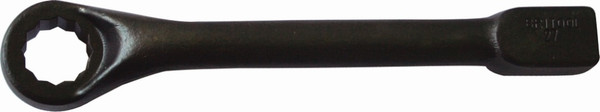 Order In - Slogging Wrench - Offset Ring - 1-5/8" Drive - Carbon Steel - Black - 3864201 - JBS
