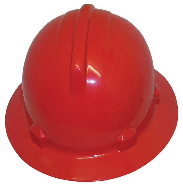 Order In - 3M HH40 7012922123 Hard Hat - Full Brim - Type 1 ABS - Unvented - 6 Point Pinlock Suspension - Red
