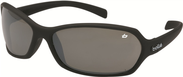 Order In - Bolle Hurricane 1662203 Safety Glasses - Black Frame - Hard Coat - Silver Flash Lens