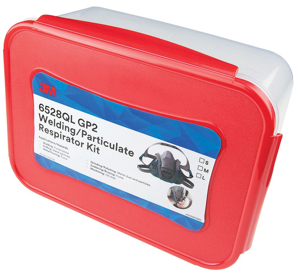 Order In - 3M Respirator Kit - Welding/Particulate - 6528QL - GP2 - Medium