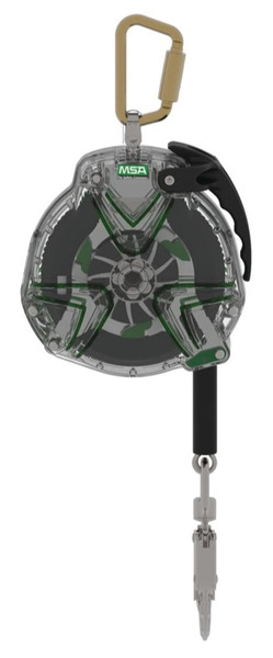 Order In - MSA V-Tec Self Retracting Lifeline Cable - Stainless Steel - Black - 15m