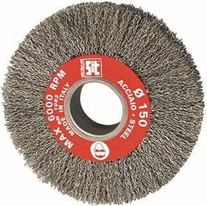 Order In - SIT 0058 Unibore Crimped Wire Steel Wheel - 150 X 20mm