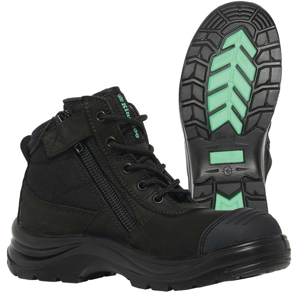 Order In - King Gee K26490 9357732195964 Safety Tradie Boots - Women - Black