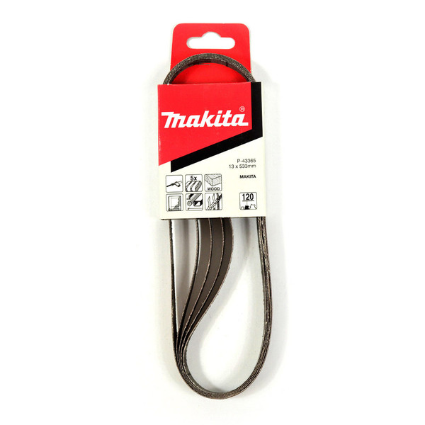 Makita Abrasive Belt P120 13x533mm - P-43365