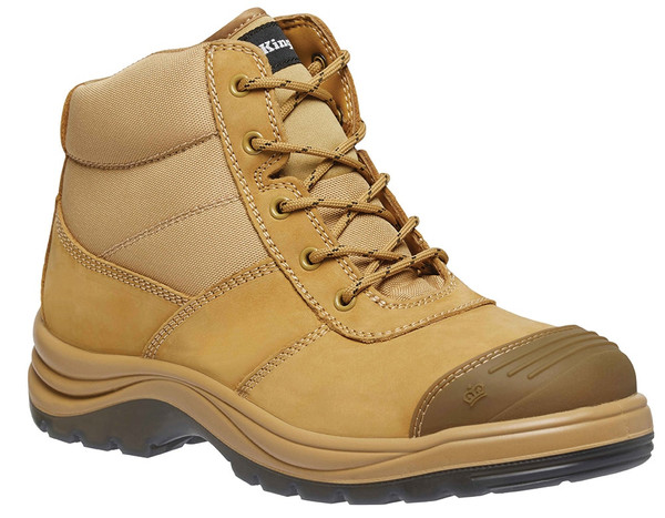 Order In - King Gee K27100 Tradie Safety Boot - Zip Sided - Wheat