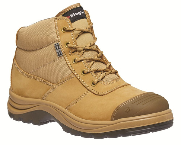 Order In - King Gee K27125 Safety Boots - Tradie Zip - Puncture Resistant - Wheat