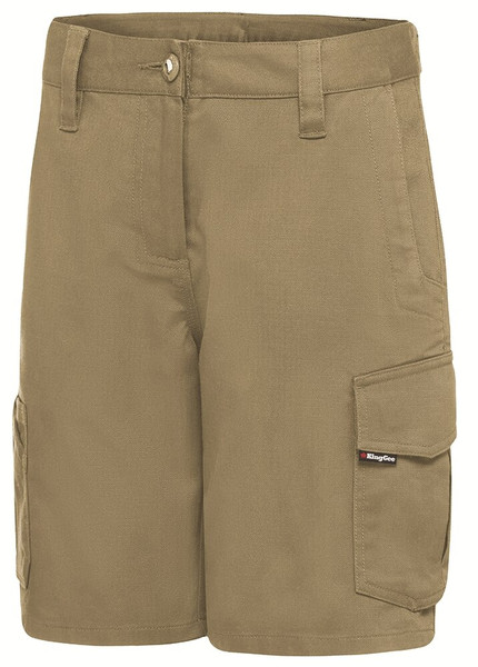 Order In - King Gee K47000 Womens Shorts - Workcool - Khaki