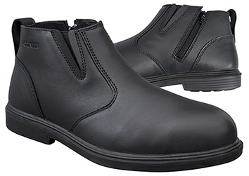 Order In - Oliver - Safety Boots - Anti-Static - Side Zipper - Leather - Executive - PB 38-265 - Black
