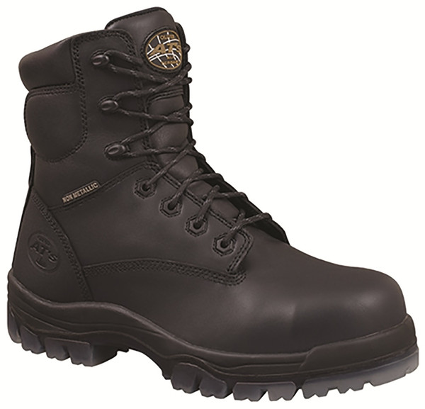Order In - Oliver - Safety Boots - Mens - Ankle - Non-Metallic - Lace Up - Full Grain Leather - AT 45-645 - Black