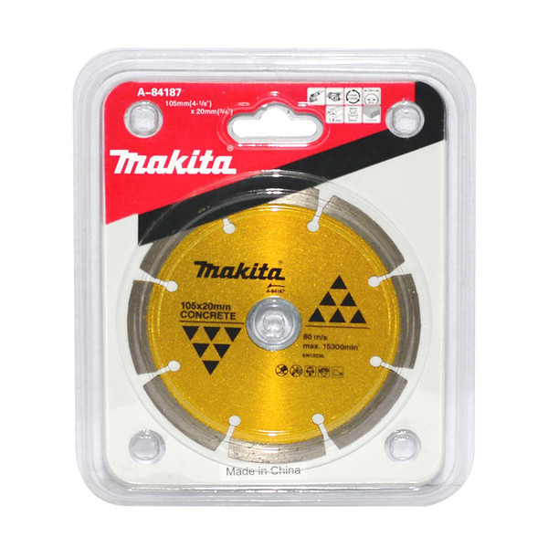 Makita 105mm Segmented Concrete & Marble Diamond Blade - 20mm Bore