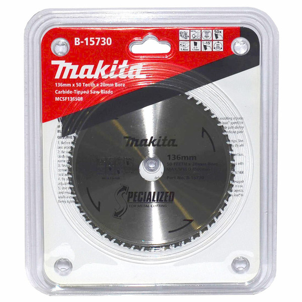 Makita Saw Blade Metal TCT 50T 136mm - B-15730