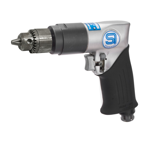 Shinano Pneumatic Heavy Duty Reversible Drill - 10mm Capacity - SI-5305A