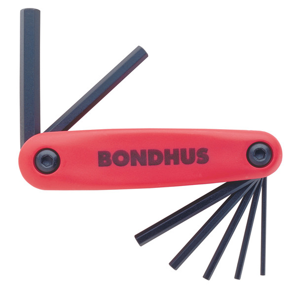 Bondhus Hex Key Set Foldup Metric 7 Piece