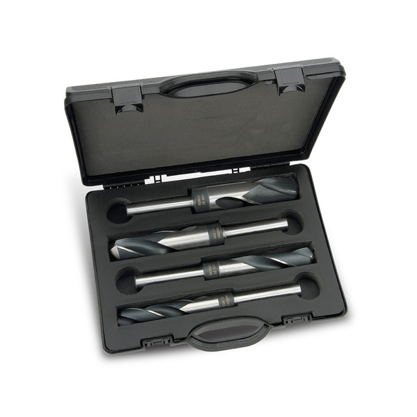 Bordo Drill Bit Set Reduced Shank HSS 1/2" 4 Piece - 2654-S1