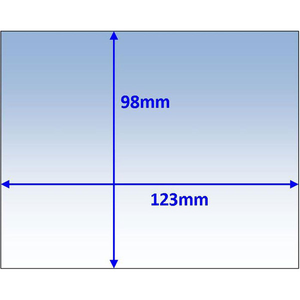 Weldclass Lens-Clear 123x98mm Out Suit Cig Prolite - WC-05157