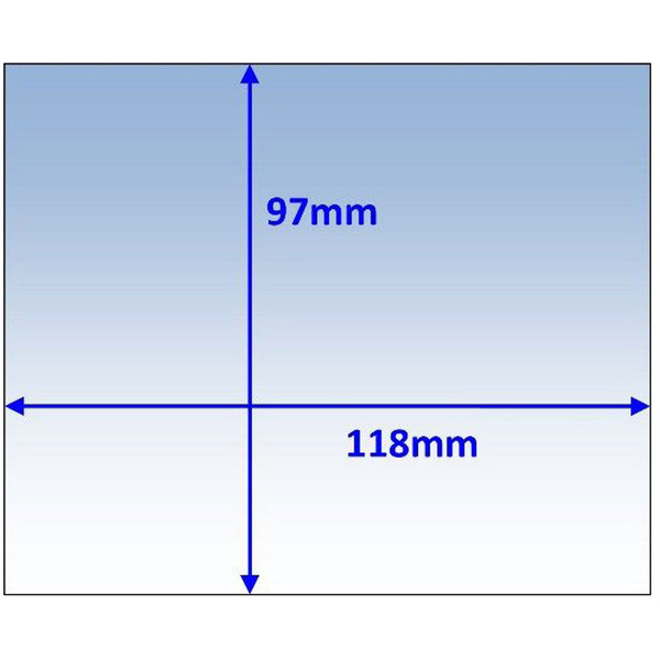 Weldclass Lens Clear 106x63mm - WC-06027