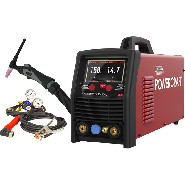 Lincoln Electric POWERCRAFT® 206 AC/DC (200A/10A) TIG WELDER - K69079-1