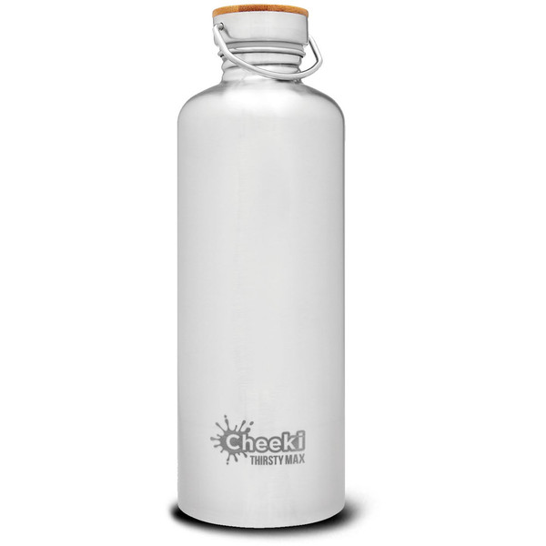 Cheeki Classic Insulated Bottle 1.6L Silver