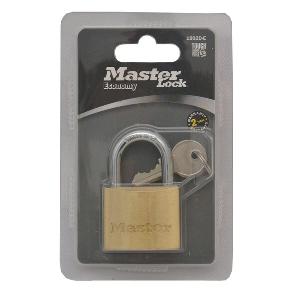 Master Lock Brass Padlock 40mm - 1902DAU