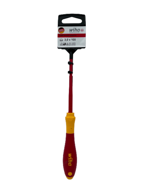 Wiha PicoFinish® Screwdriver Slotted VDE 3.0 x 100mm